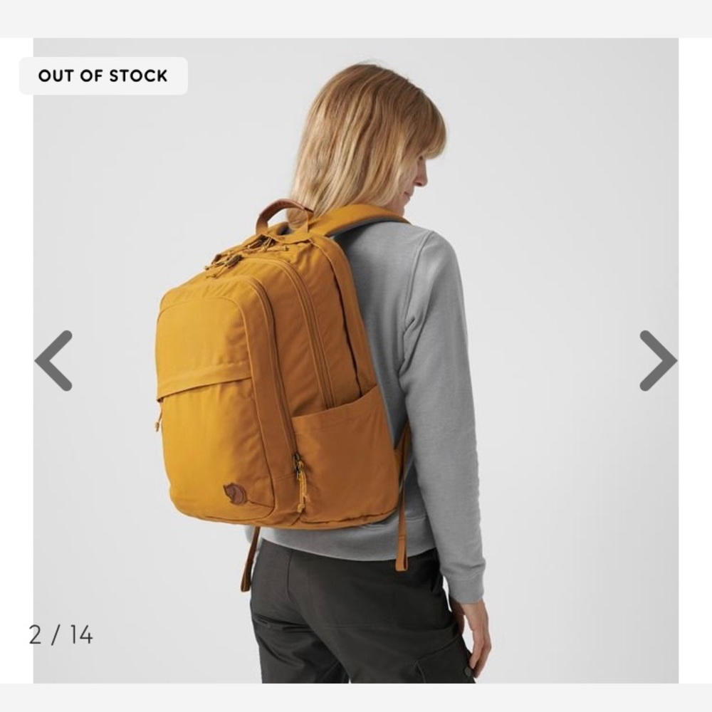 Fjallraven Raven 28 Backpack in Blue Ridge